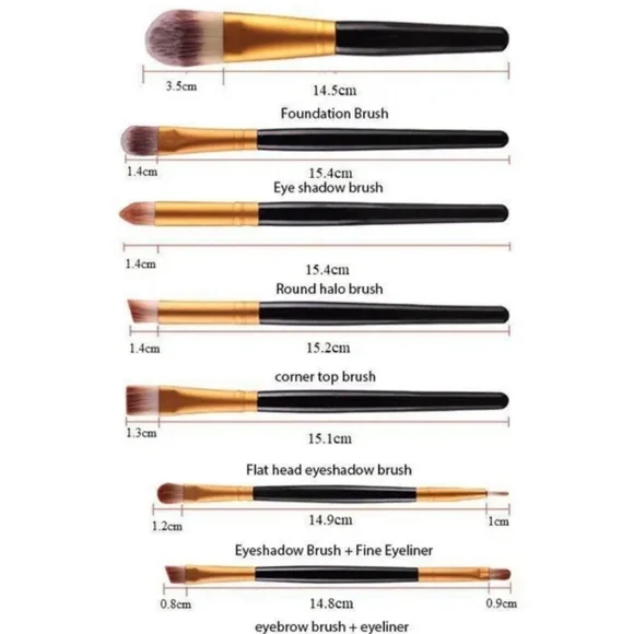 NWT Profesional 20 Piece Makeup Brush - Picture 3 of 7